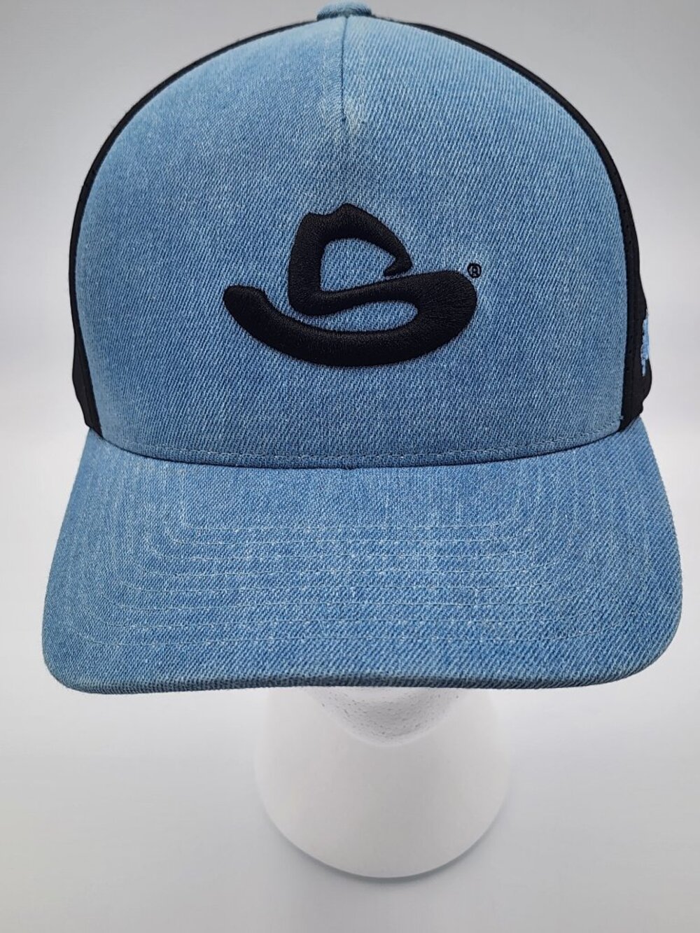 Hooey San Antonio Stock Show OSFA Snapback Cap Denim Look Never Worn - Picture 2 of 10